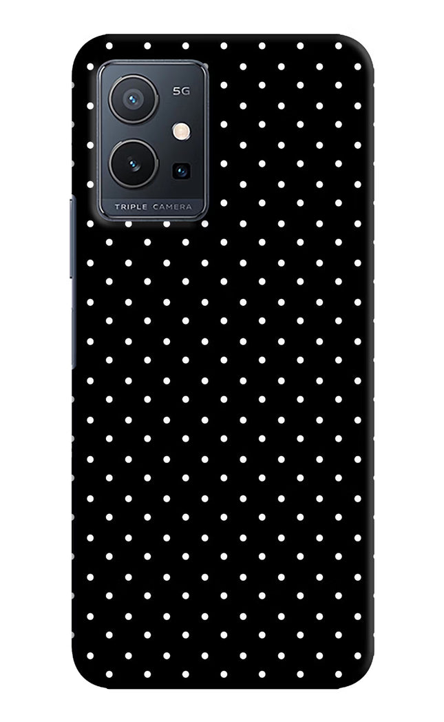 White Dots Vivo Y75 5G/Vivo T1 5G Hard Case Back Cover by Casekaro