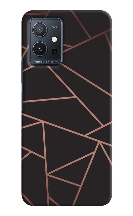 Geometric Pattern Vivo Y75 5G/Vivo T1 5G Hard Case Back Cover by Casekaro