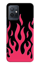 Fire Flames Vivo Y75 5G/Vivo T1 5G Hard Case Back Cover by Casekaro