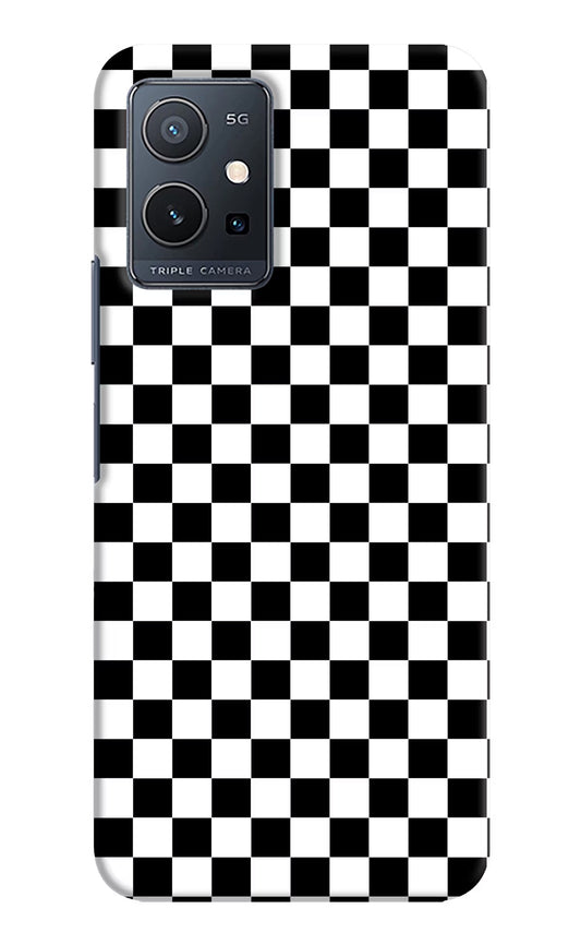 Chess Board Vivo Y75 5G/Vivo T1 5G Hard Case Back Cover by Casekaro