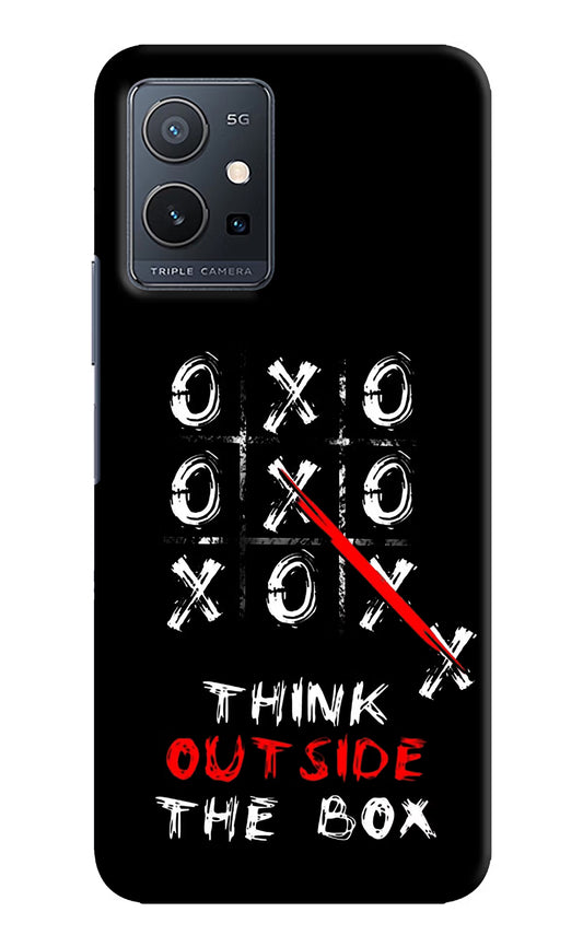 Think out of the BOX Vivo Y75 5G/Vivo T1 5G Hard Case Back Cover by Casekaro