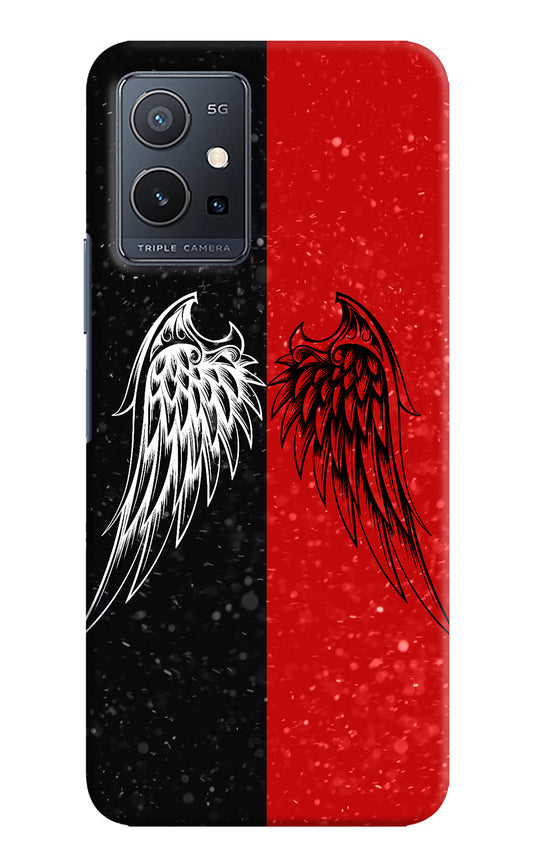 Wings Vivo Y75 5G/Vivo T1 5G Hard Case Back Cover by Casekaro