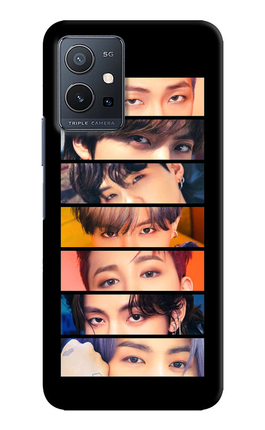 BTS Eyes Vivo Y75 5G/Vivo T1 5G Hard Case Back Cover by Casekaro