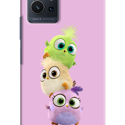 Cute Little Birds Vivo Y75 5G/Vivo T1 5G Hard Case Back Cover by Casekaro