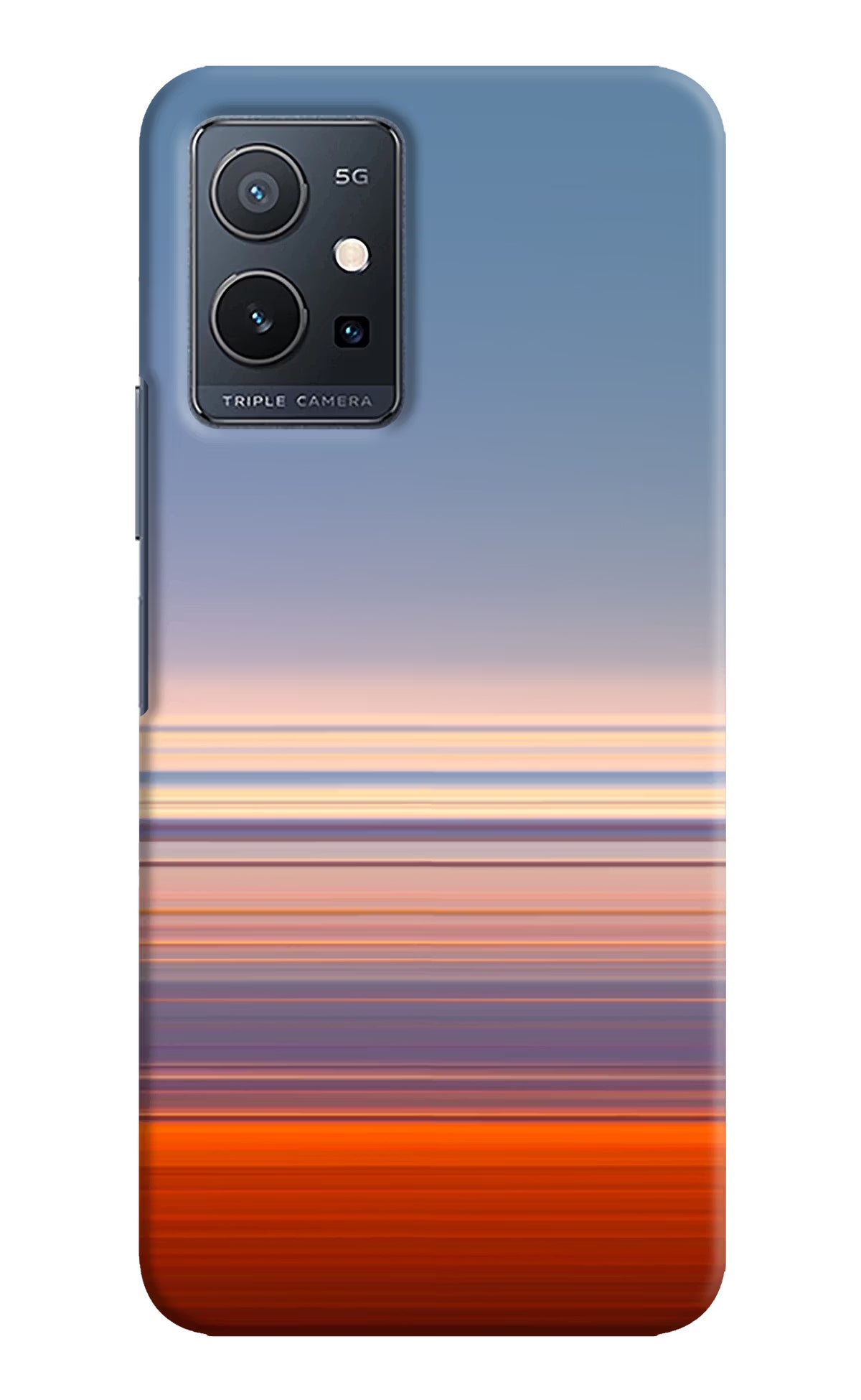 Morning Colors Vivo Y75 5G/Vivo T1 5G Hard Case Back Cover by Casekaro