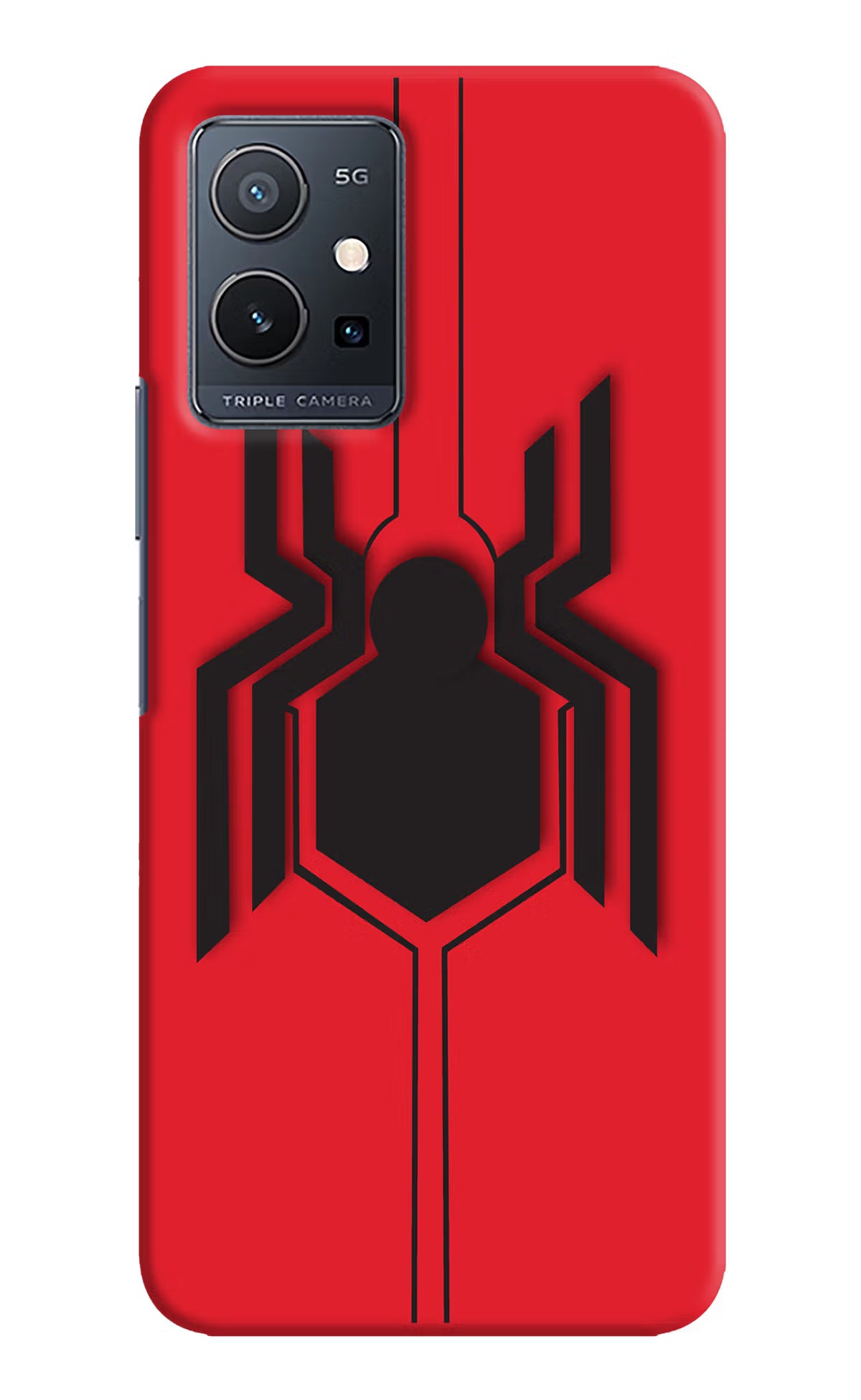 Spider Vivo Y75 5G/Vivo T1 5G Hard Case Back Cover by Casekaro