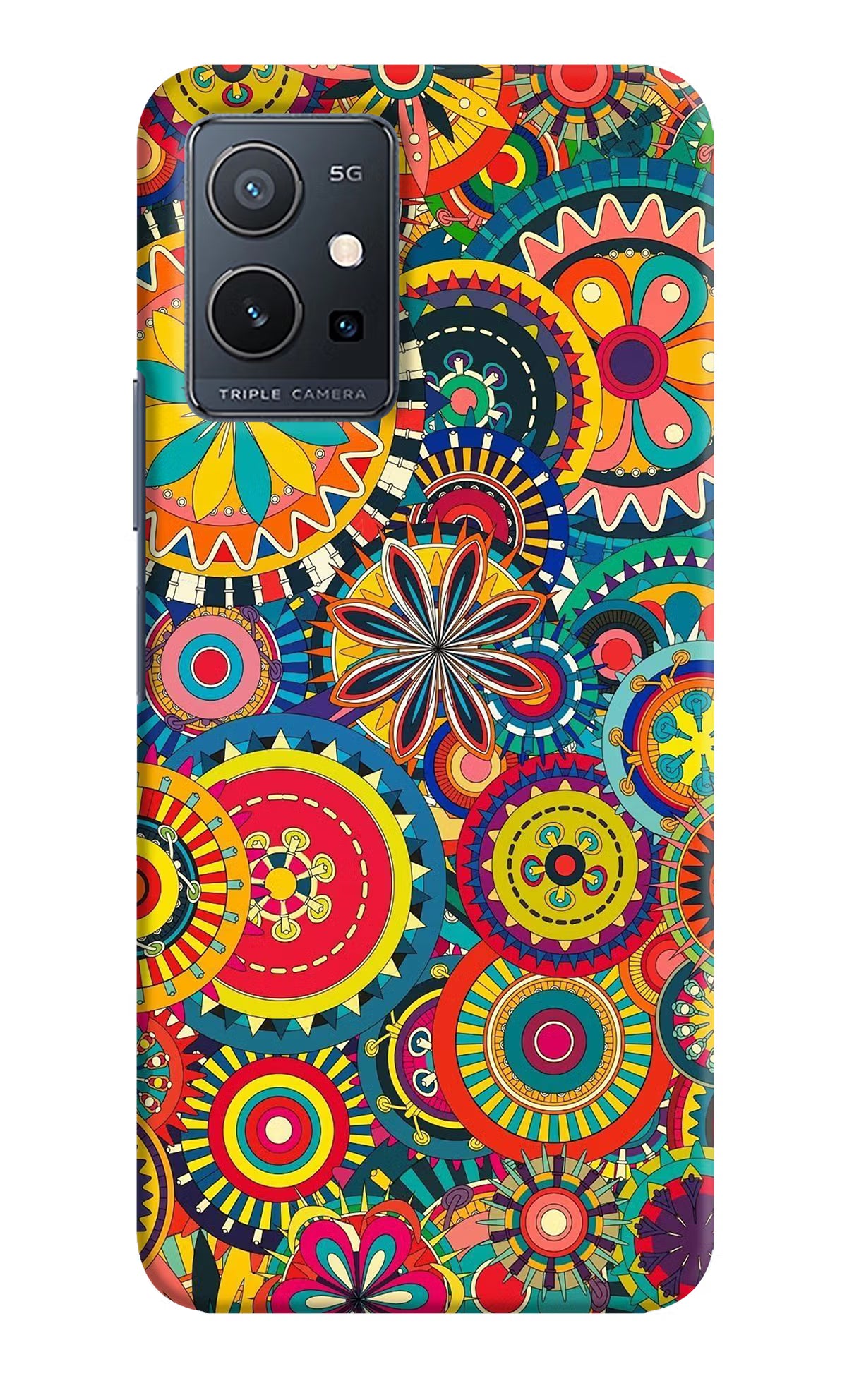 Gol Gol Art Vivo Y75 5G/Vivo T1 5G Hard Case Back Cover by Casekaro