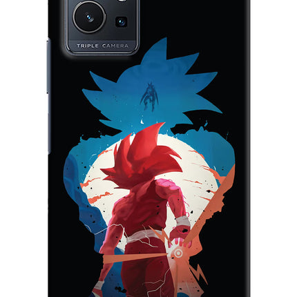 Goku Vivo Y75 5G/Vivo T1 5G Hard Case Back Cover by Casekaro