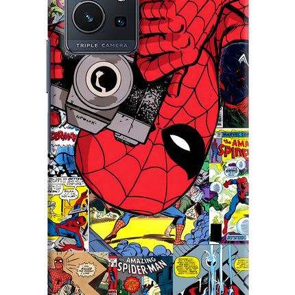 Spider Man Vivo Y75 5G/Vivo T1 5G Hard Case Back Cover by Casekaro