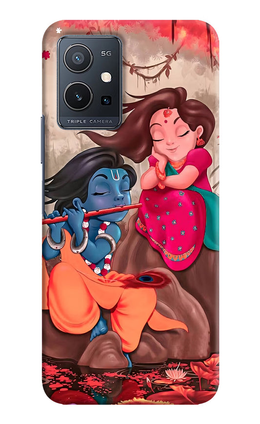 Radhe Krishna Vivo Y75 5G/Vivo T1 5G Hard Case Back Cover by Casekaro