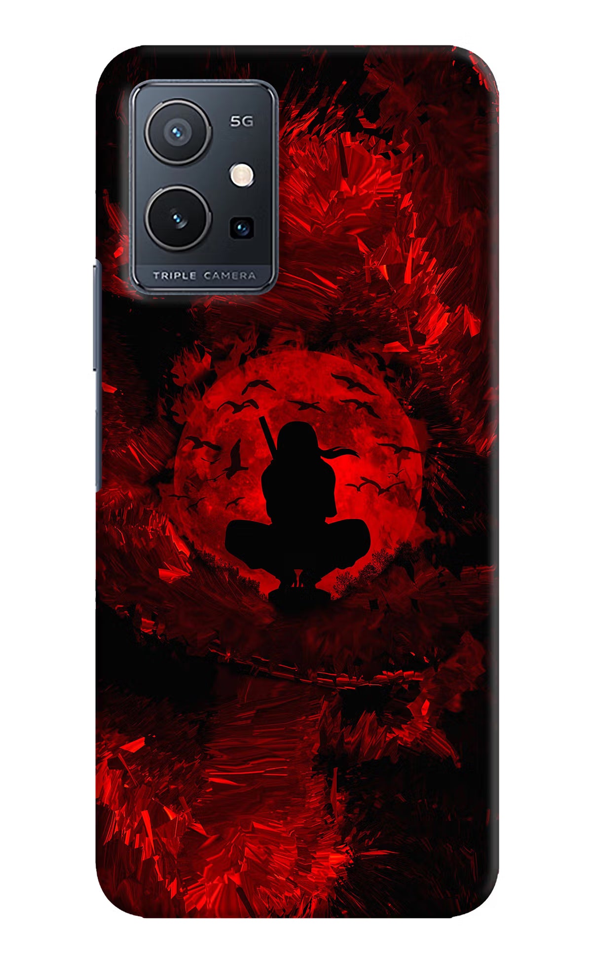 Itachi Uchiha Vivo Y75 5G/Vivo T1 5G Hard Case Back Cover by Casekaro