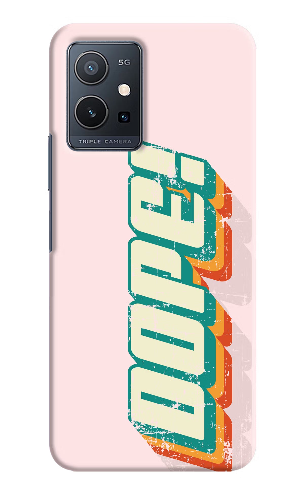 Dope Vivo Y75 5G/Vivo T1 5G Hard Case Back Cover by Casekaro