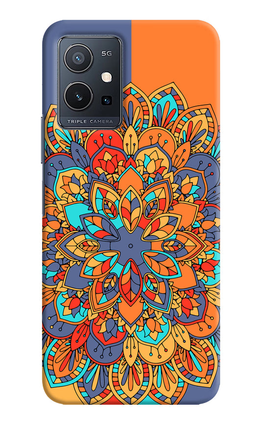 Color Mandala Vivo Y75 5G/Vivo T1 5G Hard Case Back Cover by Casekaro