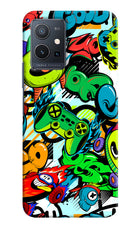 Game Doodle Vivo Y75 5G/Vivo T1 5G Hard Case Back Cover by Casekaro