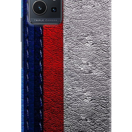 BMW Stripes Vivo Y75 5G/Vivo T1 5G Hard Case Back Cover by Casekaro
