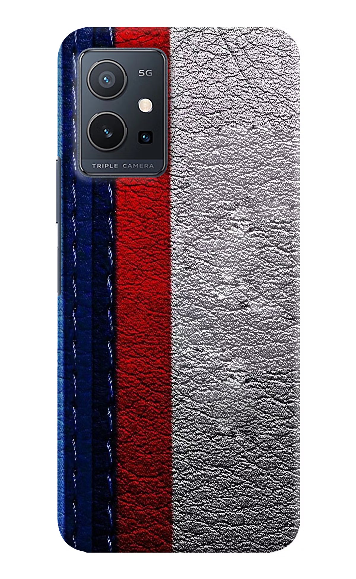BMW Stripes Vivo Y75 5G/Vivo T1 5G Hard Case Back Cover by Casekaro