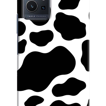 Cow Spots Vivo Y75 5G/Vivo T1 5G Hard Case Back Cover by Casekaro