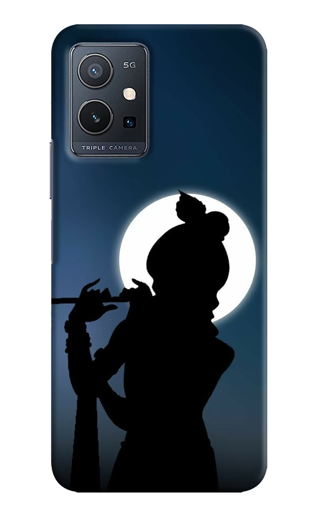 Shri Krishna Silhouette Vivo Y75 5G/Vivo T1 5G Hard Case Back Cover by Casekaro