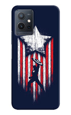 Captain America Marvel Art Vivo Y75 5G/Vivo T1 5G Hard Case Back Cover by Casekaro