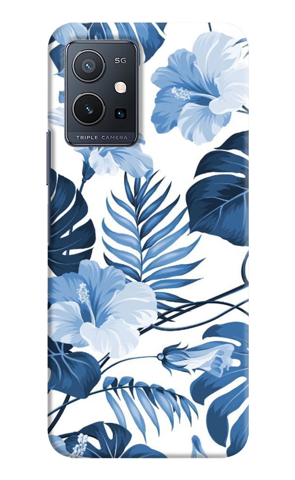 Fabric Art Vivo Y75 5G/Vivo T1 5G Hard Case Back Cover by Casekaro