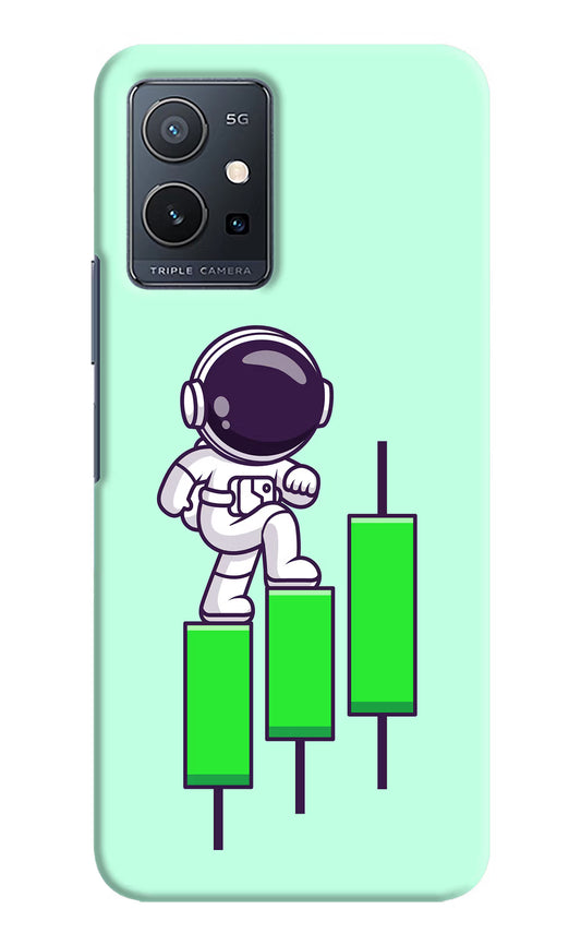 Astronaut Trader Vivo Y75 5G/Vivo T1 5G Hard Case Back Cover by Casekaro