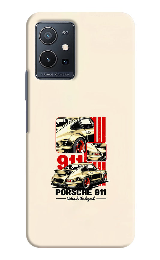 Classic Porsche 911 Vivo Y75 5G/Vivo T1 5G Hard Case Back Cover by Casekaro