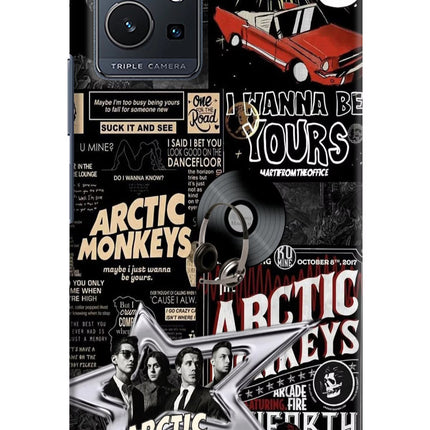Arctic Monkeys Vivo Y75 5G/Vivo T1 5G Hard Case Back Cover by Casekaro