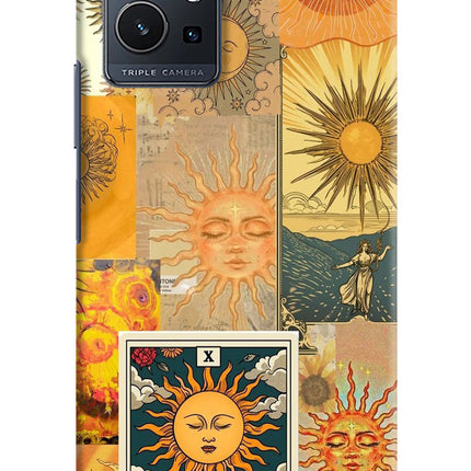 Sun Vivo Y75 5G/Vivo T1 5G Hard Case Back Cover by Casekaro