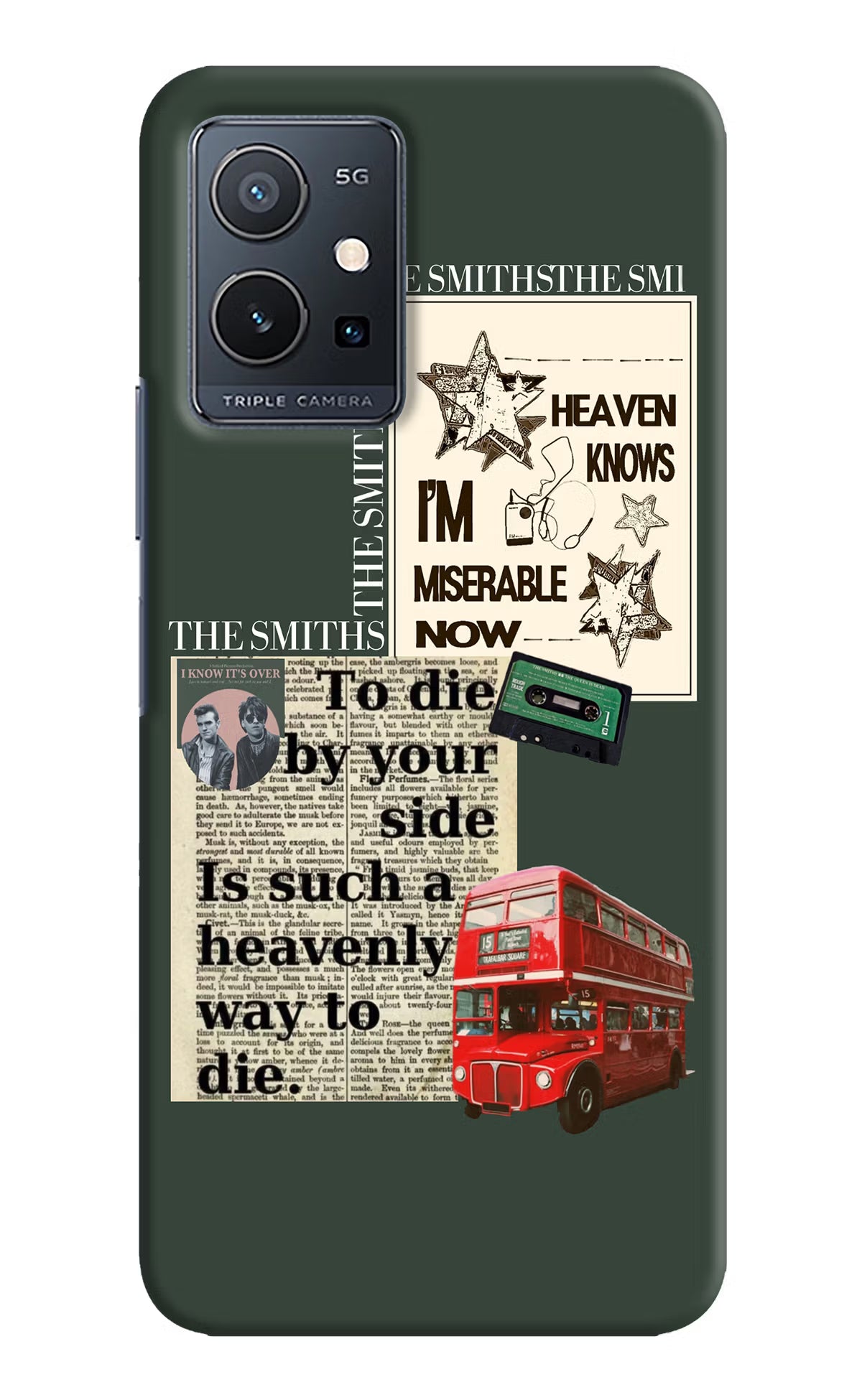 The Smiths Vivo Y75 5G/Vivo T1 5G Hard Case Back Cover by Casekaro