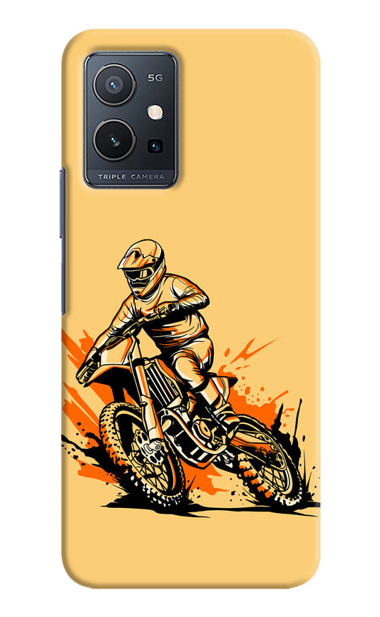 Off-Road Fury Vivo Y75 5G/Vivo T1 5G Hard Case Back Cover by Casekaro
