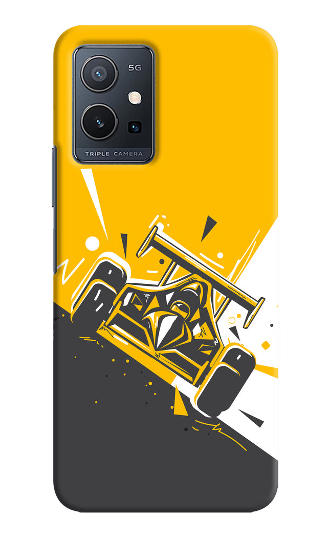 Track King Vivo Y75 5G/Vivo T1 5G Hard Case Back Cover by Casekaro