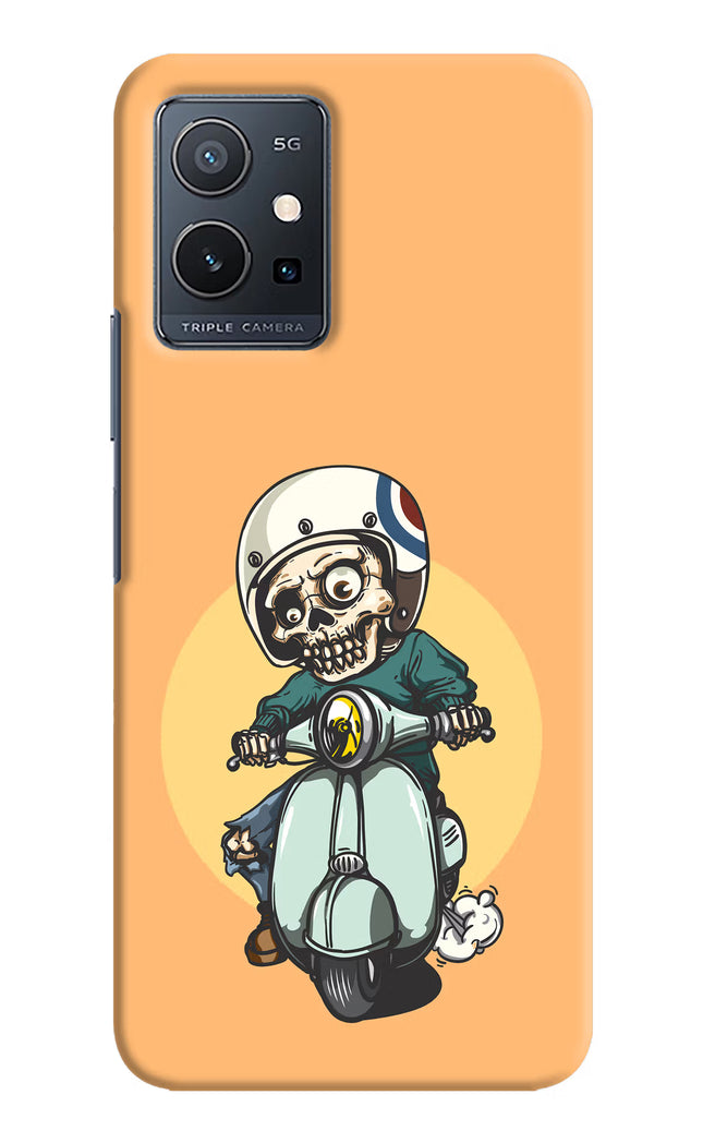 Undead Biker Vivo Y75 5G/Vivo T1 5G Hard Case Back Cover by Casekaro