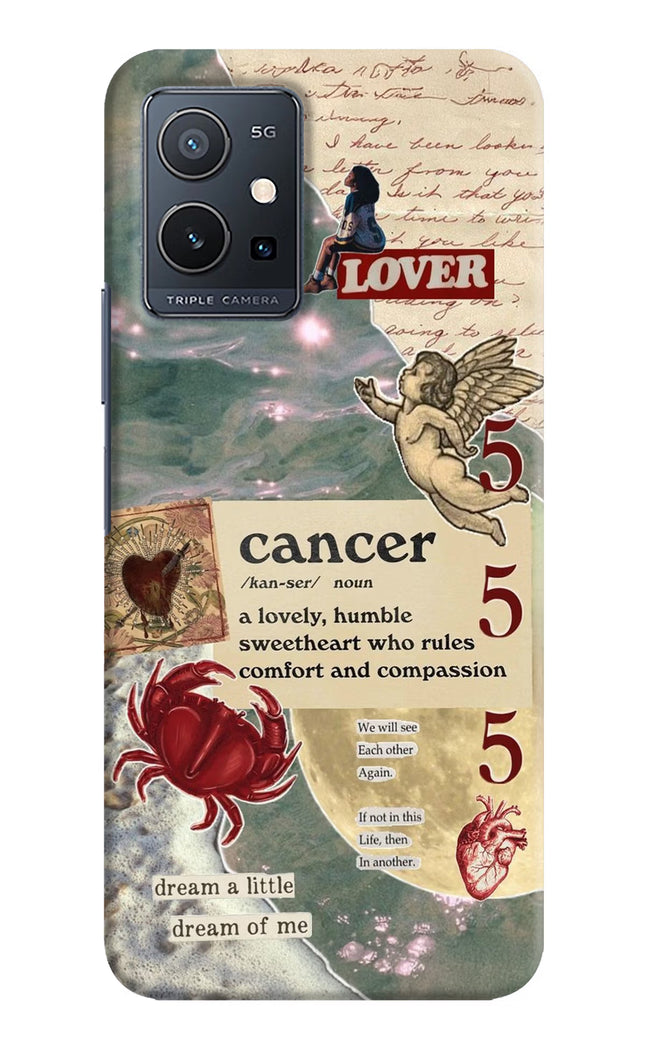 Cancer Zodiac Vivo Y75 5G/Vivo T1 5G Hard Case Back Cover by Casekaro