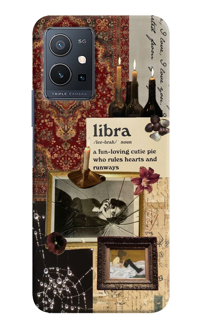 Libra Zodiac Vivo Y75 5G/Vivo T1 5G Hard Case Back Cover by Casekaro
