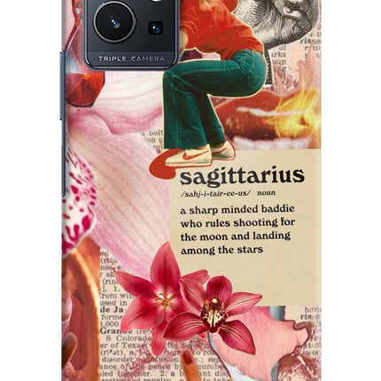 Sagittarius Zodiac Vivo Y75 5G/Vivo T1 5G Hard Case Back Cover by Casekaro