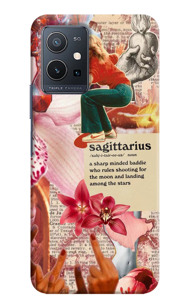 Sagittarius Zodiac Vivo Y75 5G/Vivo T1 5G Hard Case Back Cover by Casekaro