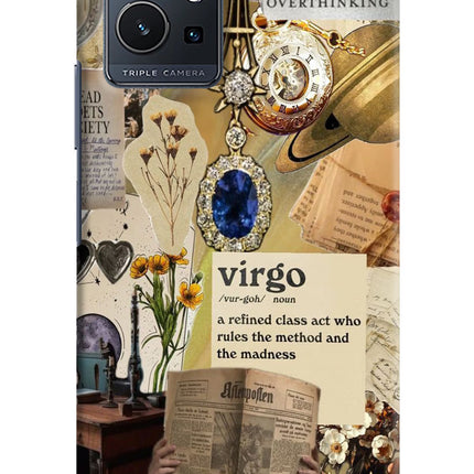 Virgo Zodiac Vivo Y75 5G/Vivo T1 5G Hard Case Back Cover by Casekaro