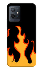 Fired Up – Black Vivo Y75 5G/Vivo T1 5G Hard Case Back Cover by Casekaro