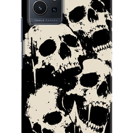 Dead Stack Vivo Y75 5G/Vivo T1 5G Hard Case Back Cover by Casekaro