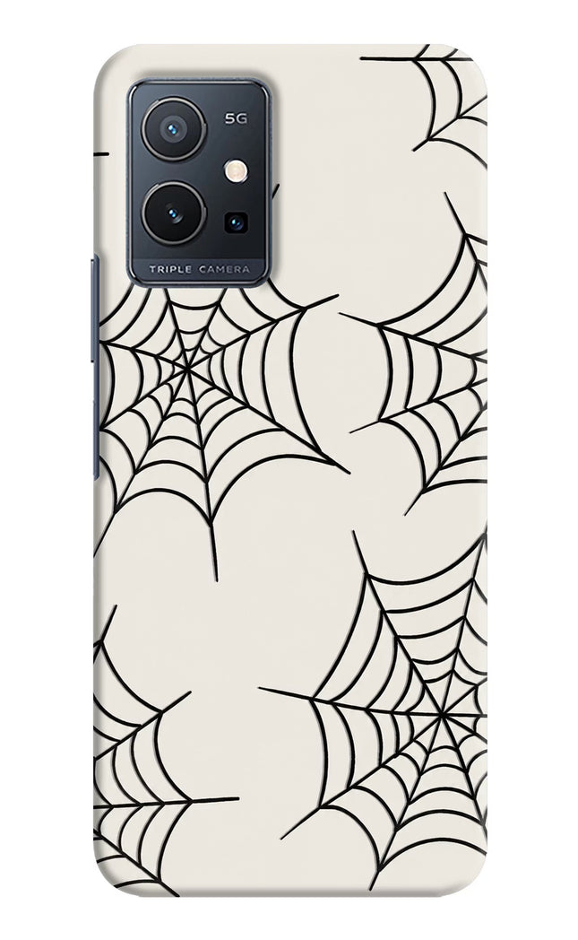 Spider Web Vivo Y75 5G/Vivo T1 5G Hard Case Back Cover by Casekaro