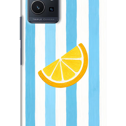 Summer Lemon Vivo Y75 5G/Vivo T1 5G Hard Case Back Cover by Casekaro