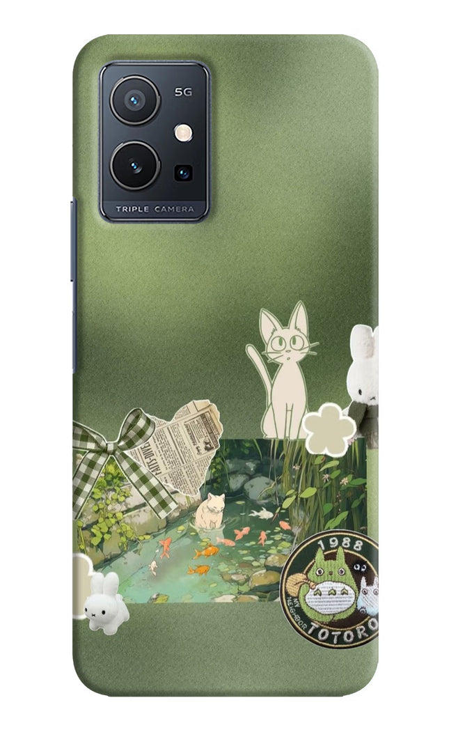 Aesthetic anime Vivo Y75 5G/Vivo T1 5G Hard Case Back Cover by Casekaro