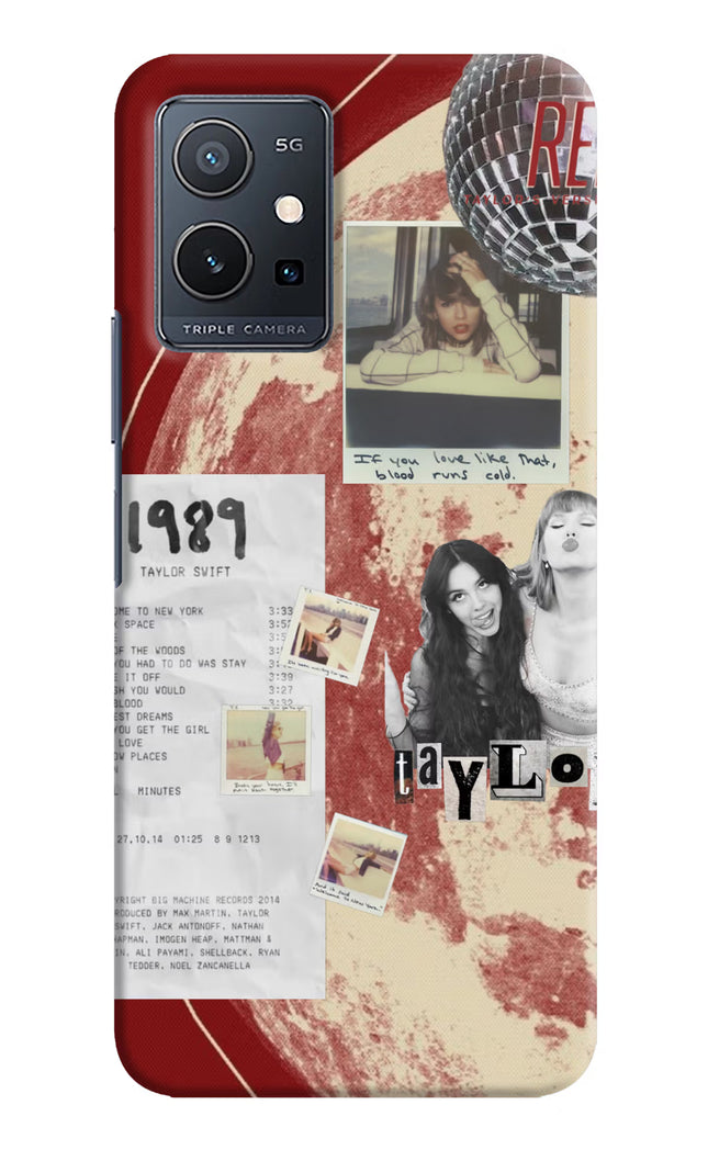 Taylor Swift Vivo Y75 5G/Vivo T1 5G Hard Case Back Cover by Casekaro