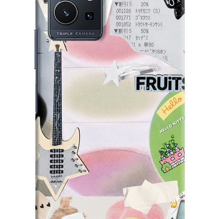 Softcore case Vivo Y75 5G/Vivo T1 5G Hard Case Back Cover by Casekaro