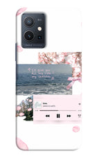 Wave to earth Vivo Y75 5G/Vivo T1 5G Hard Case Back Cover by Casekaro