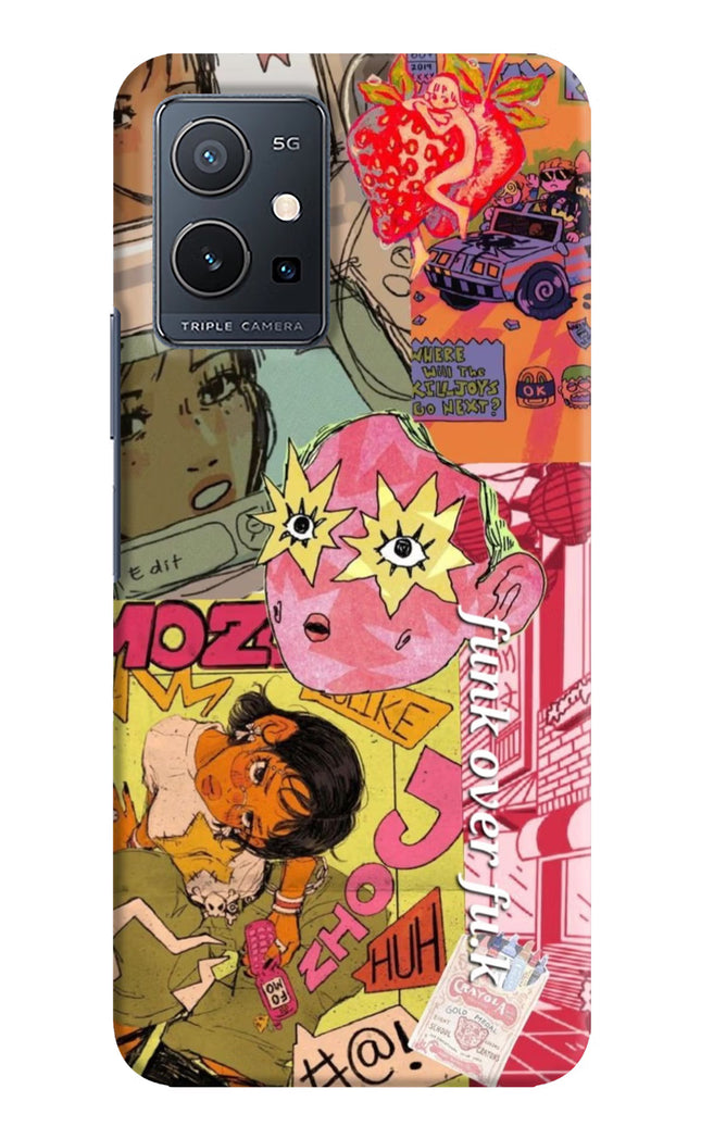Funkover Vivo Y75 5G/Vivo T1 5G Hard Case Back Cover by Casekaro