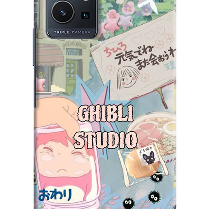 Studio Ghibli Vivo Y75 5G/Vivo T1 5G Hard Case Back Cover by Casekaro
