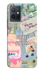 Studio Ghibli Vivo Y75 5G/Vivo T1 5G Hard Case Back Cover by Casekaro