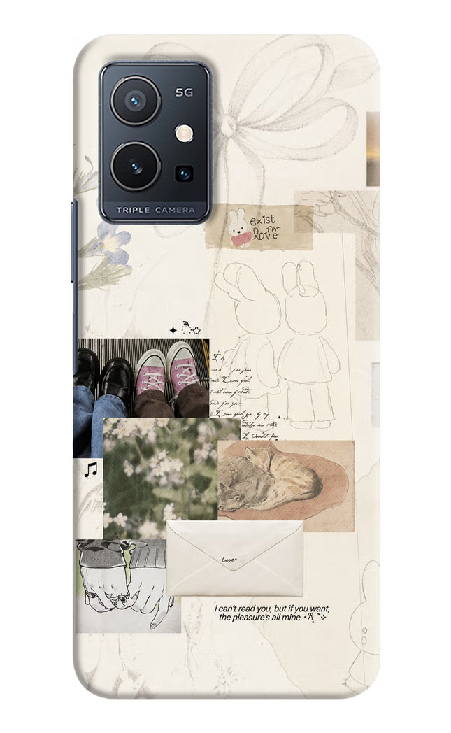 Soft Aesthetic Vivo Y75 5G/Vivo T1 5G Hard Case Back Cover by Casekaro