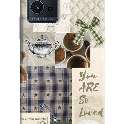 Cookie Vivo Y75 5G/Vivo T1 5G Hard Case Back Cover by Casekaro
